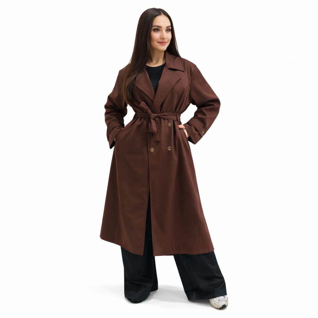Trench 415 Printemps Été Oversize Femme Élégant Chic Moderne