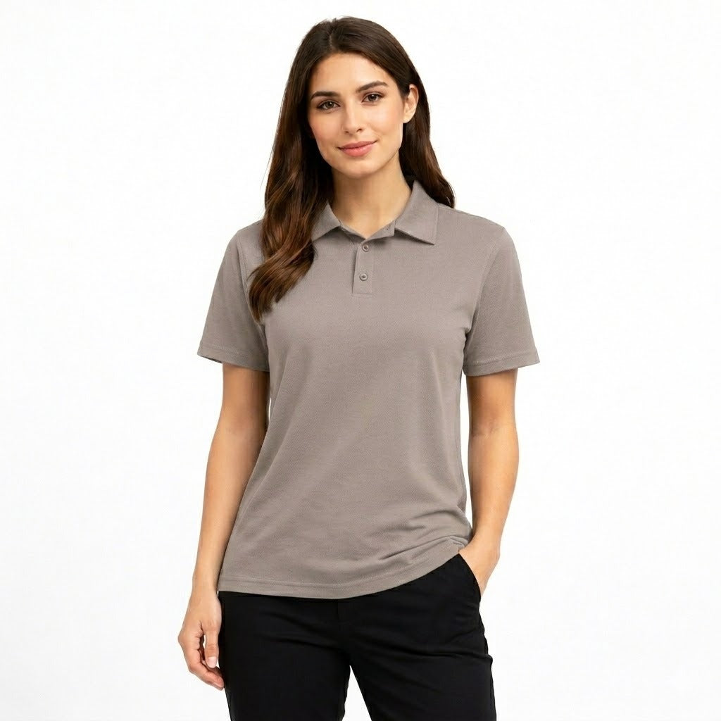 Polo Femme Chic Coupe Droite Confort Léger Quotidien Élégant