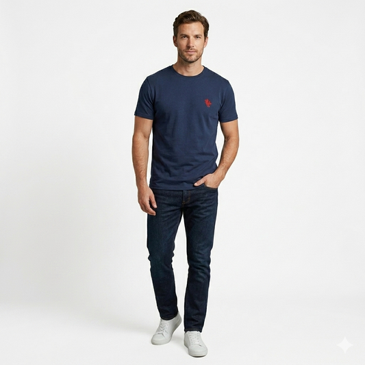 Men's basic premium comfortable cotton T-shirt