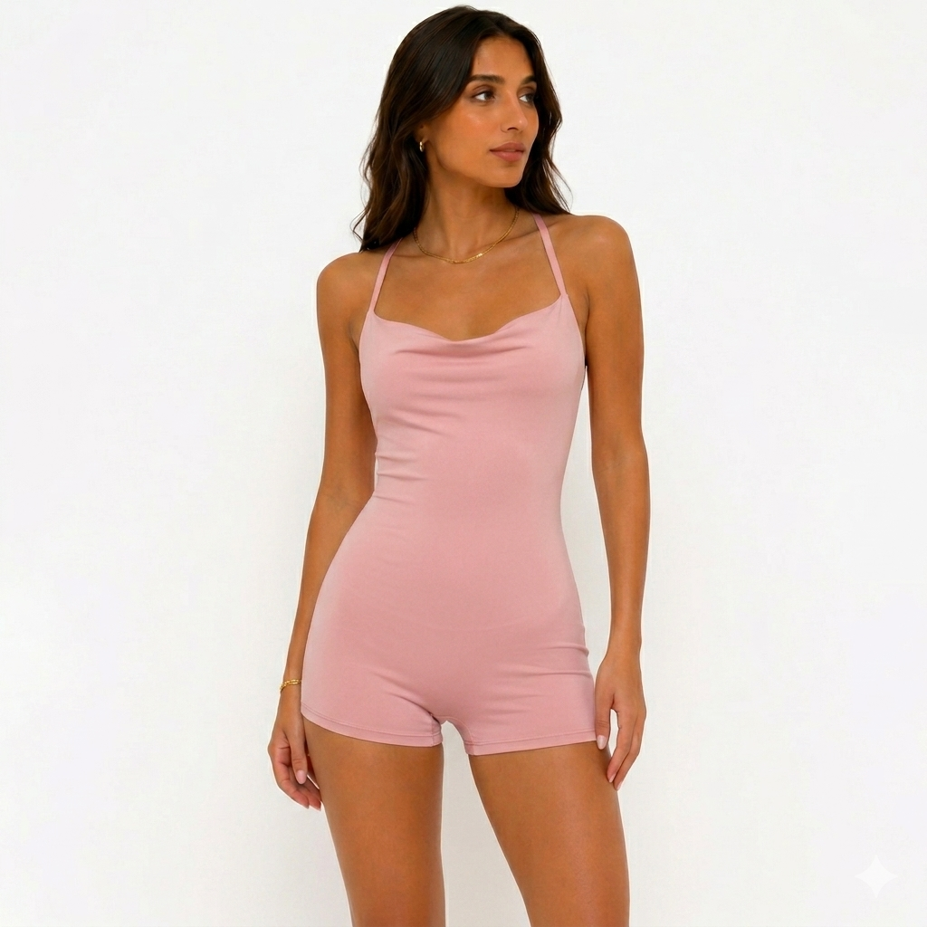 Combishort Femme Ajusté – Ensemble Chic Été & Soirée