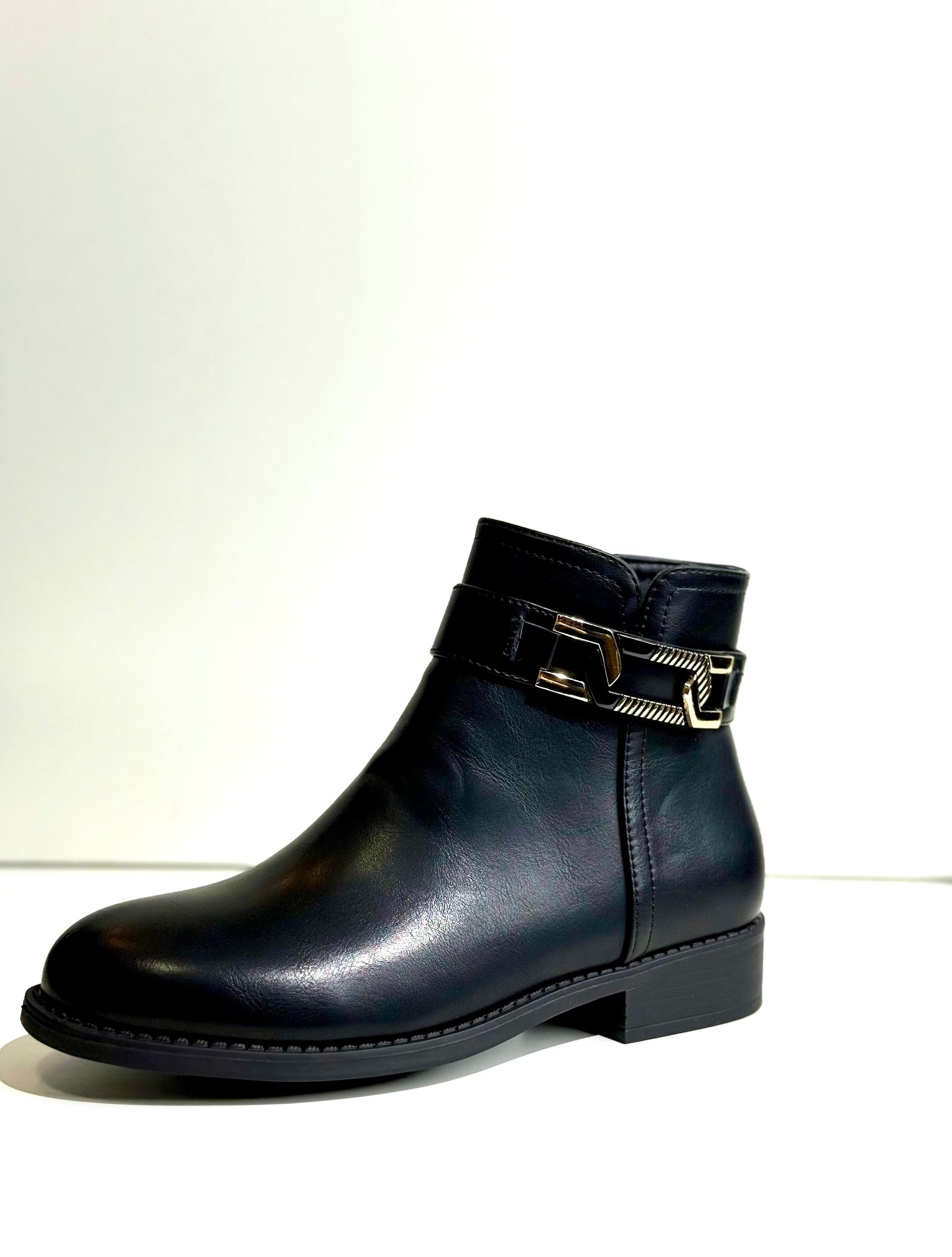 Bottines Classiques en Similicuir