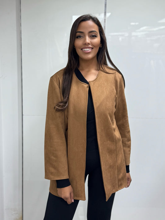 Veste en suédine