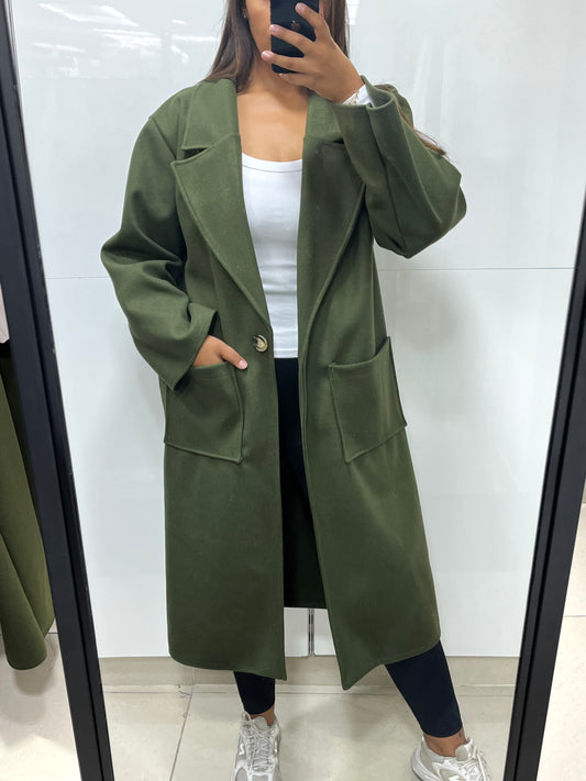 Trench long oversize BOUTON