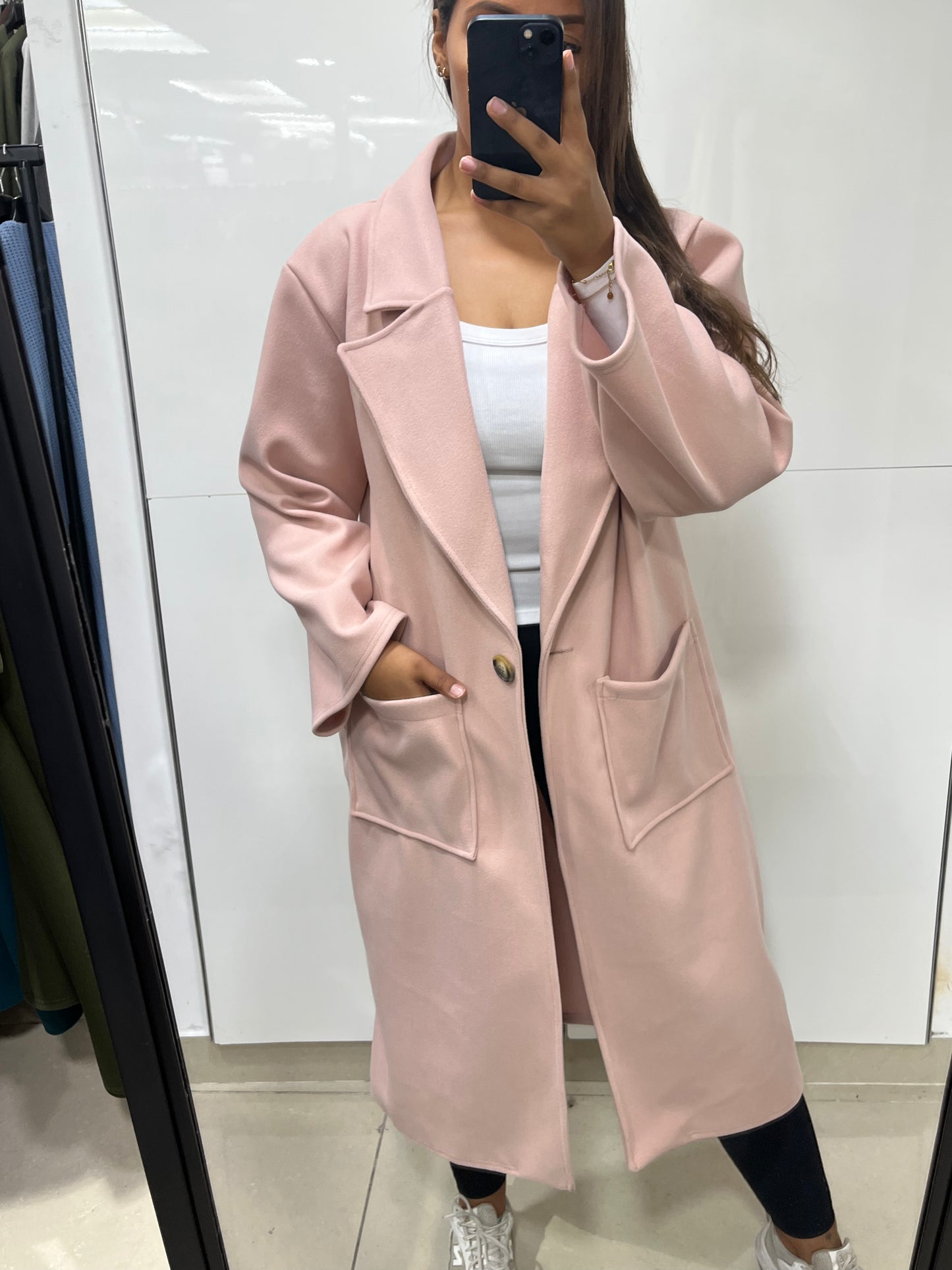 Trench long oversize BOUTON