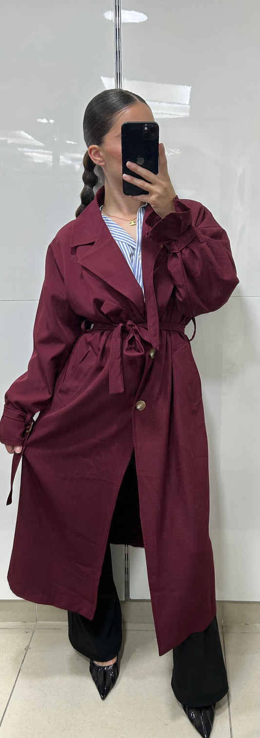 Trench long fluide classic