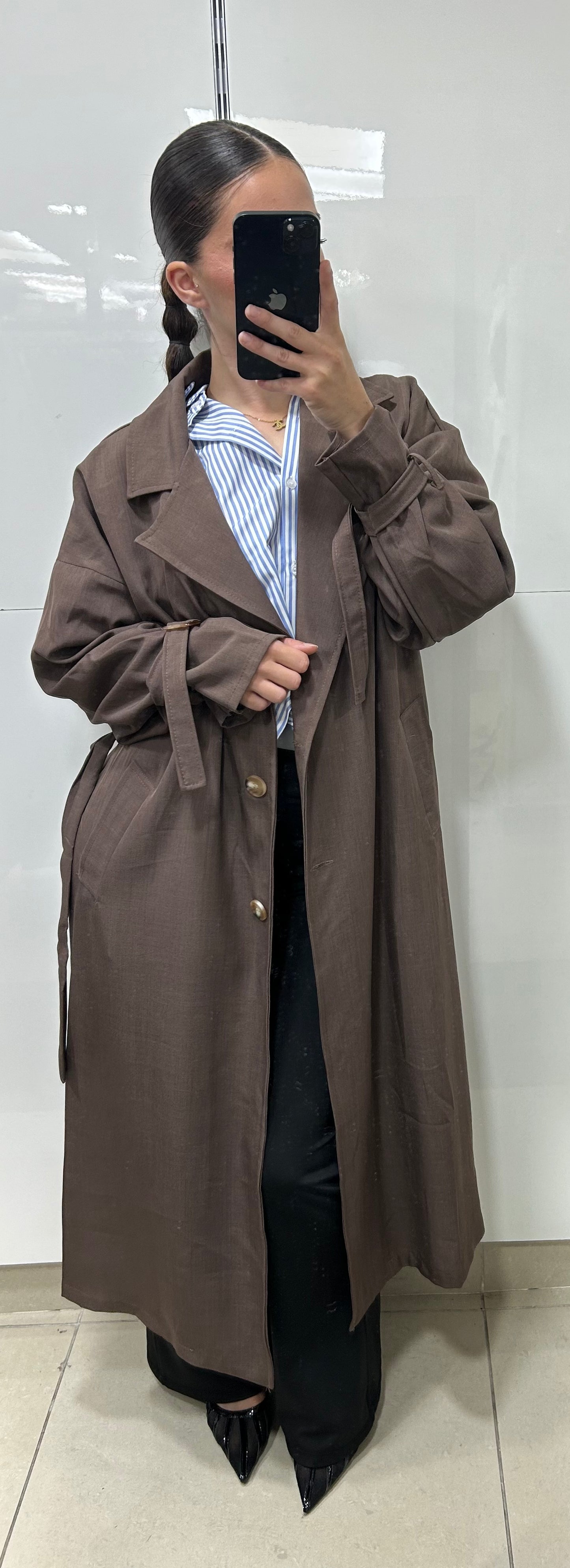 Trench long fluide classic