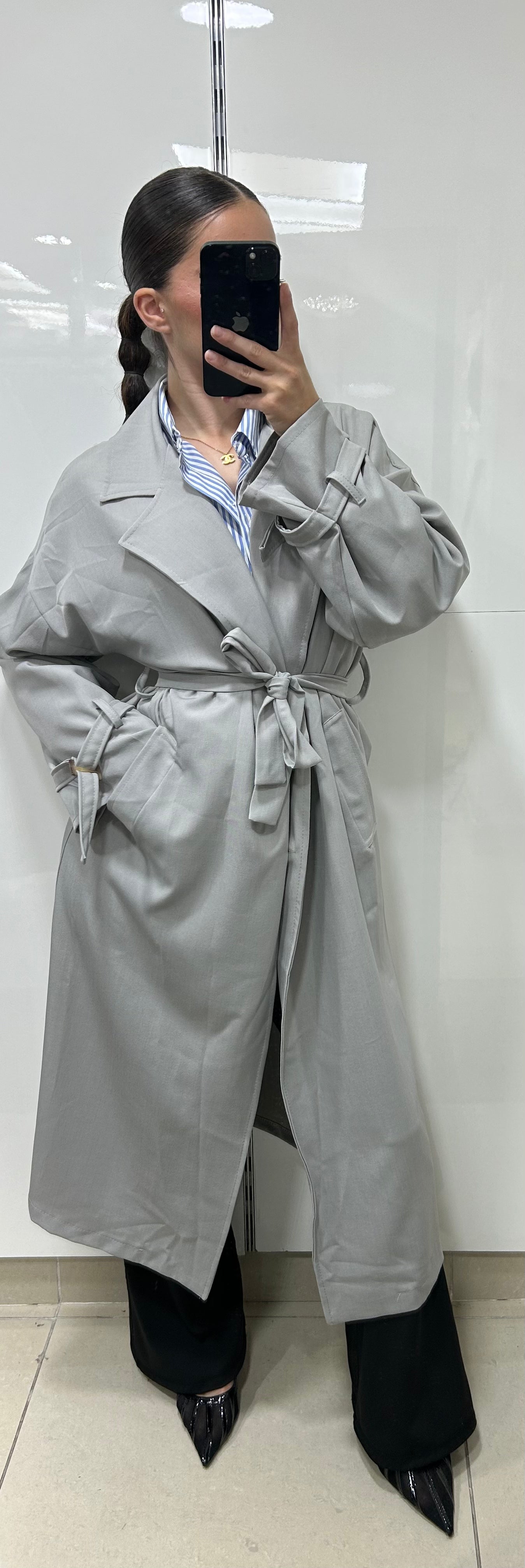 Trench long fluide classic