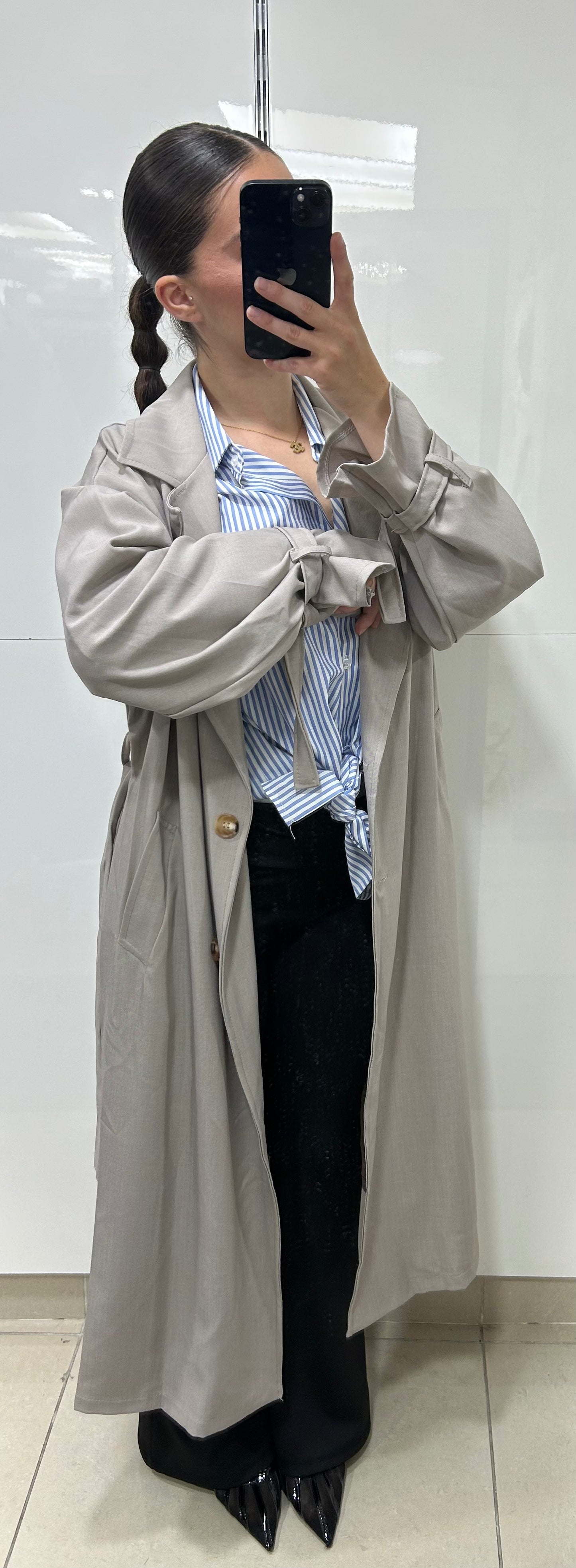 Trench long fluide classic