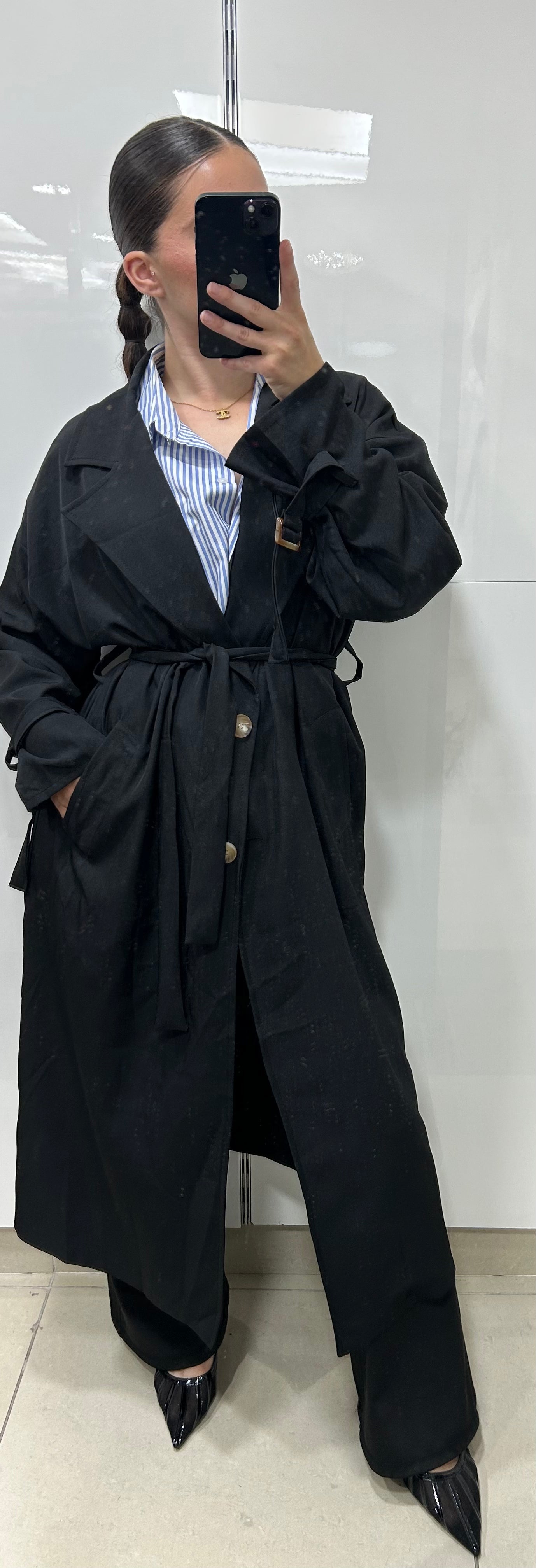 Trench long fluide classic