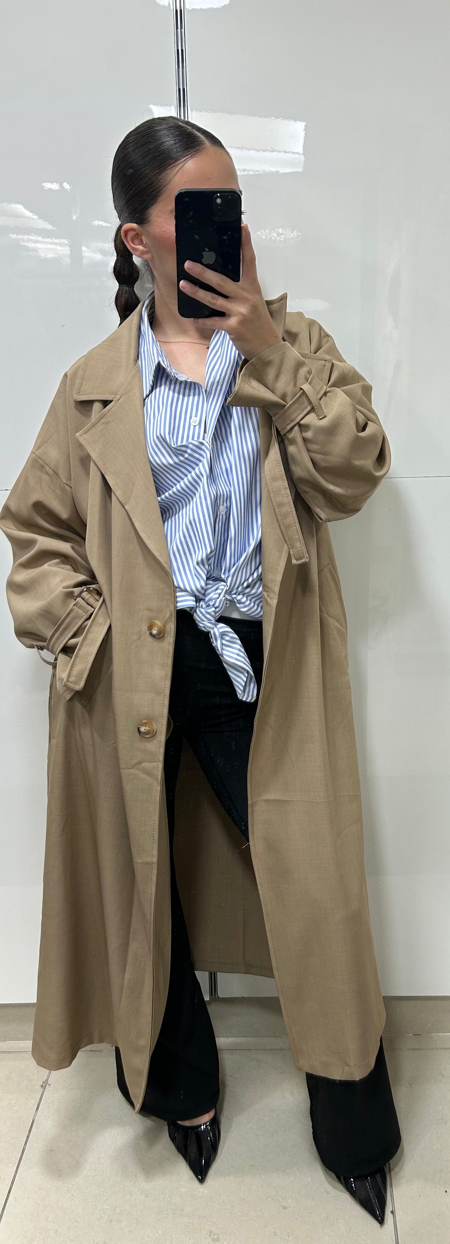 Trench long fluide classic