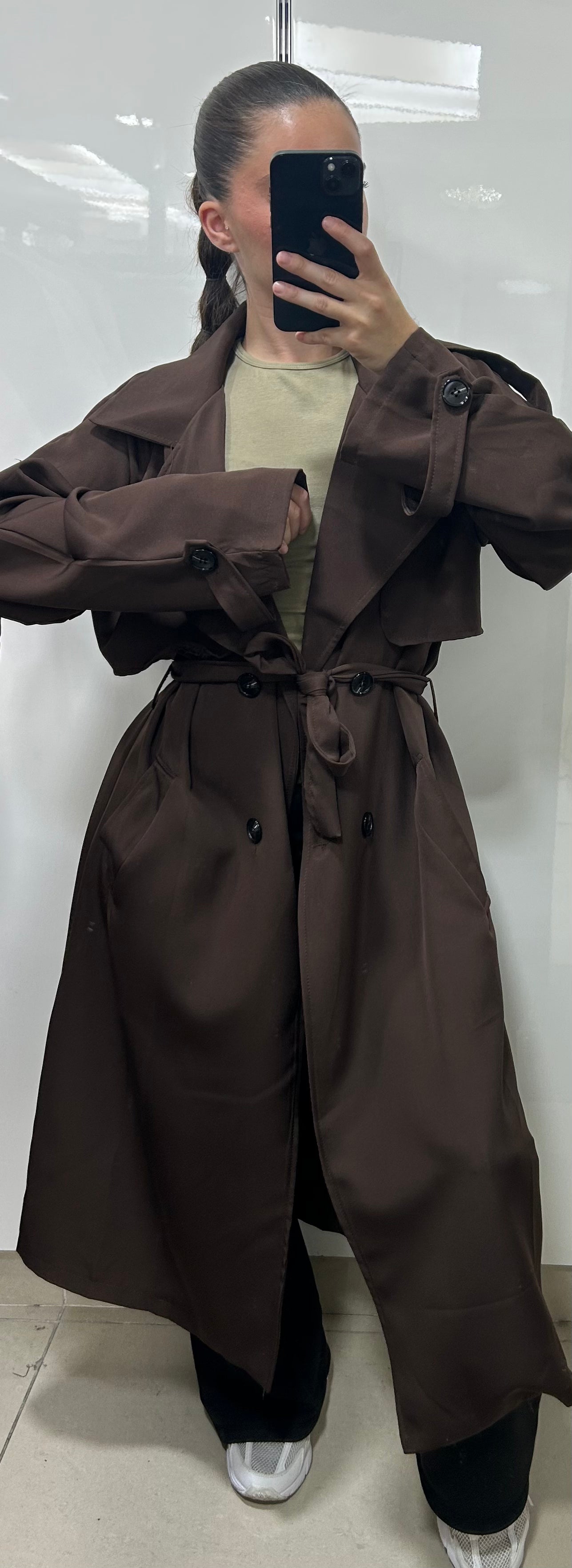 Trench long fluide classic