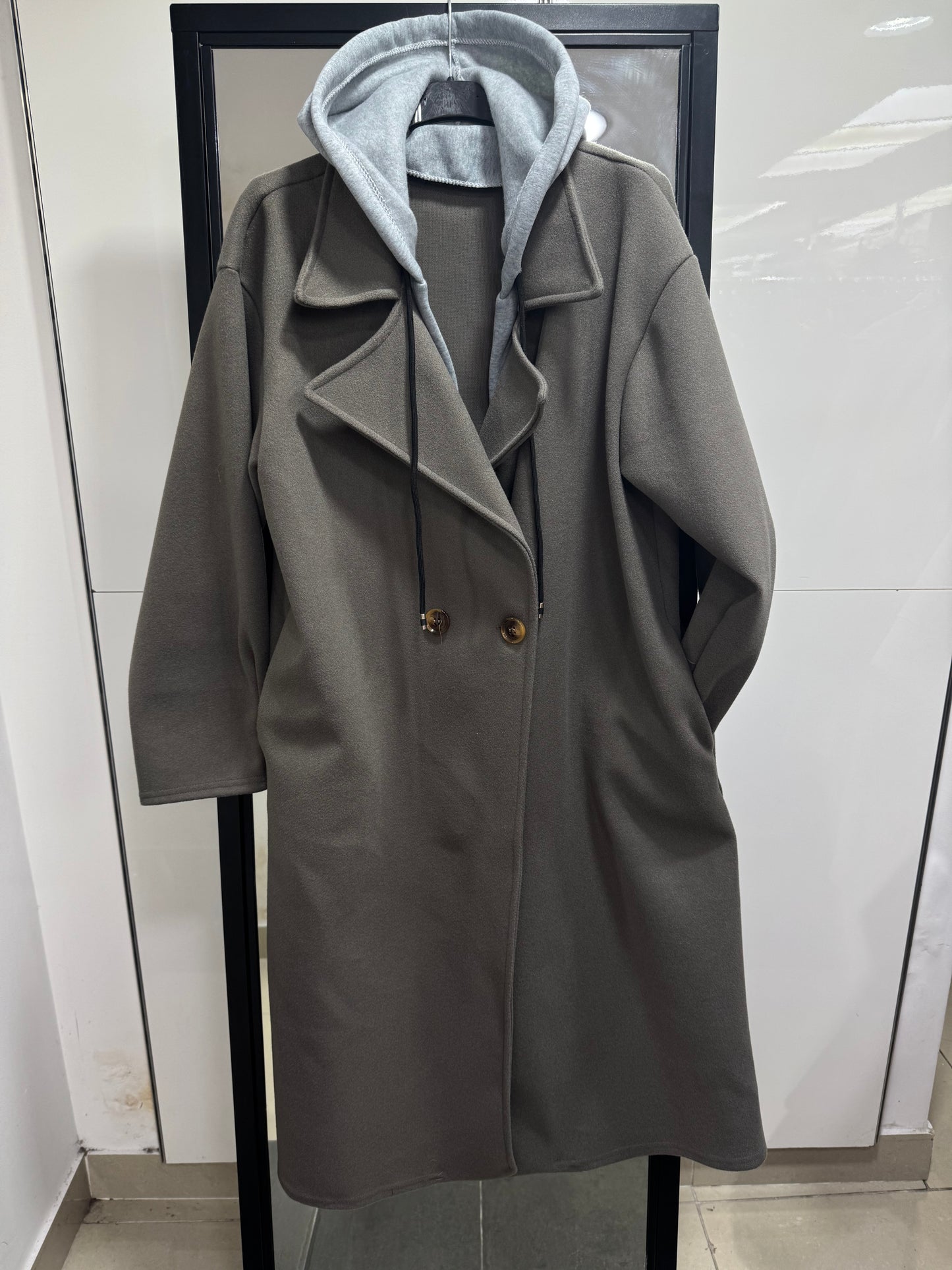 manteau à capuche