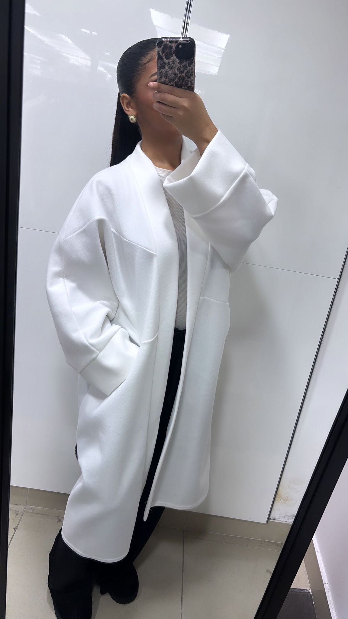 manteau oversize élégant