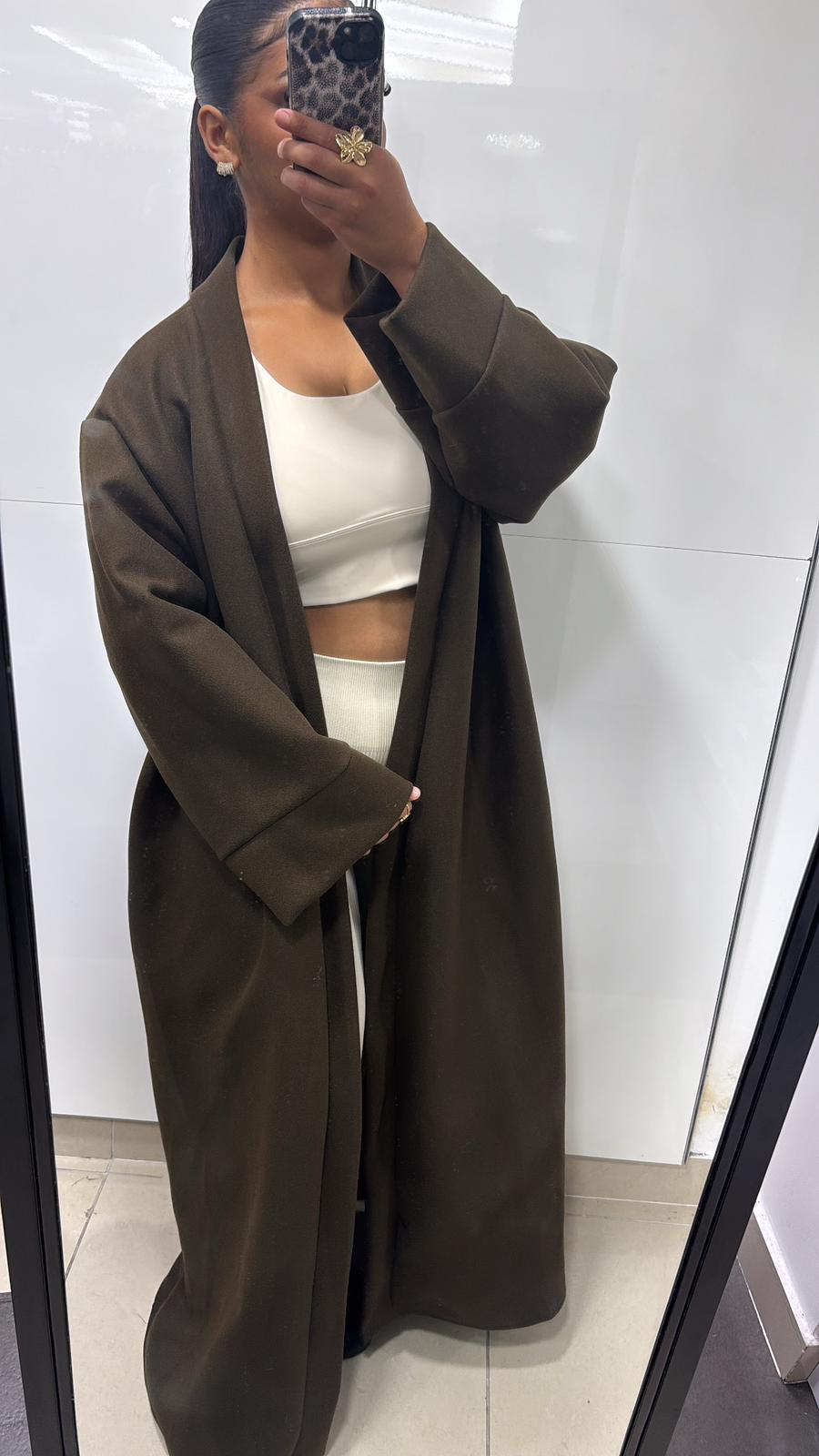 Gilet long avec poche 116