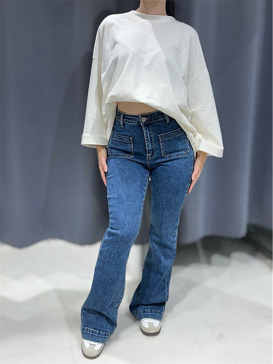 Jeans élégant à poches