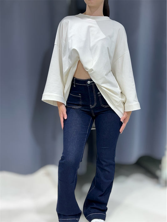 Jeans élégant à poches