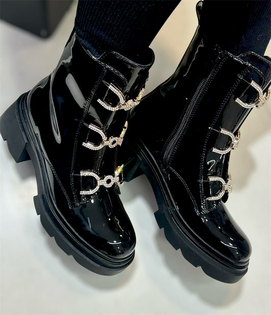 Bottines strass
