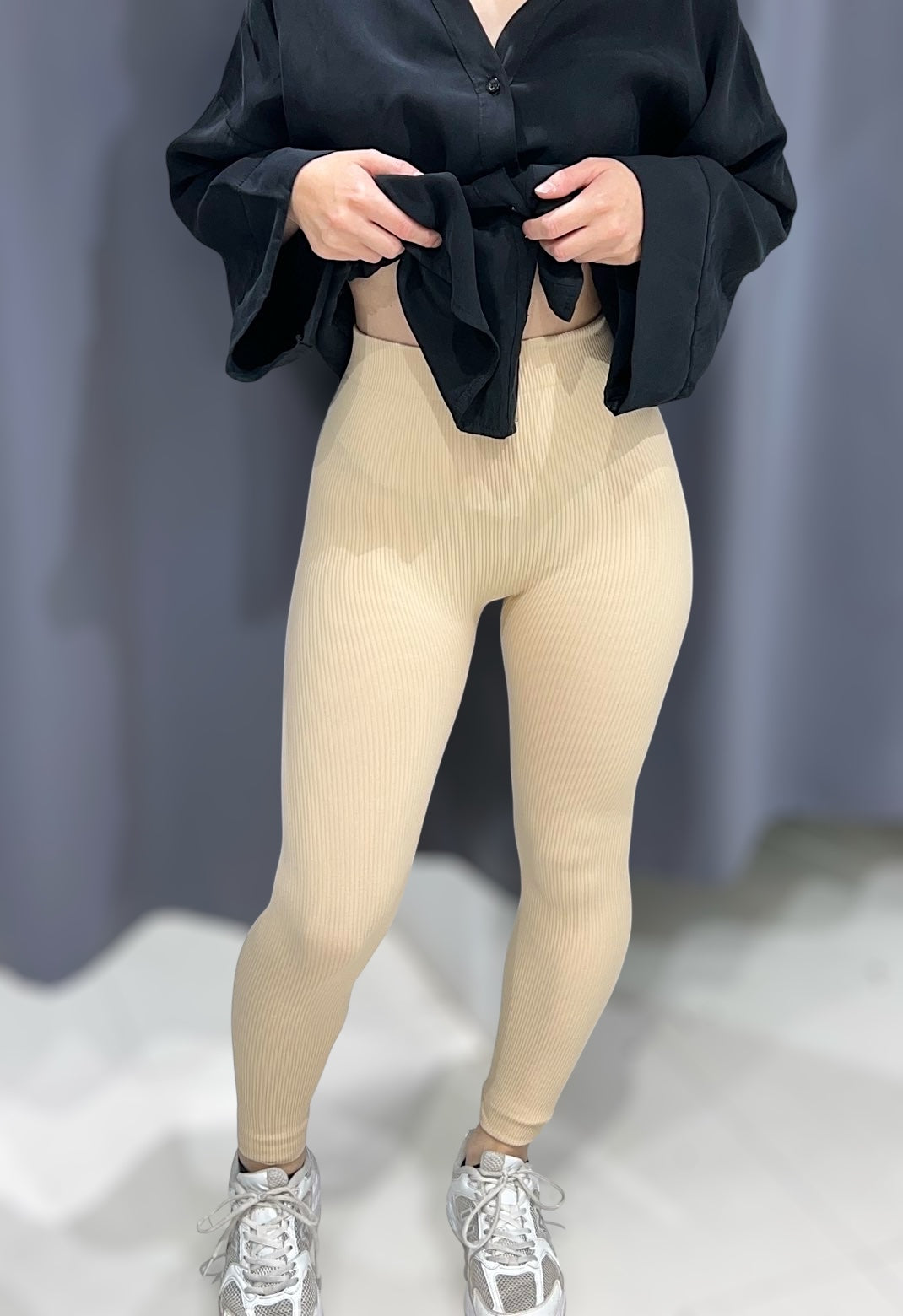 Legging côtelé