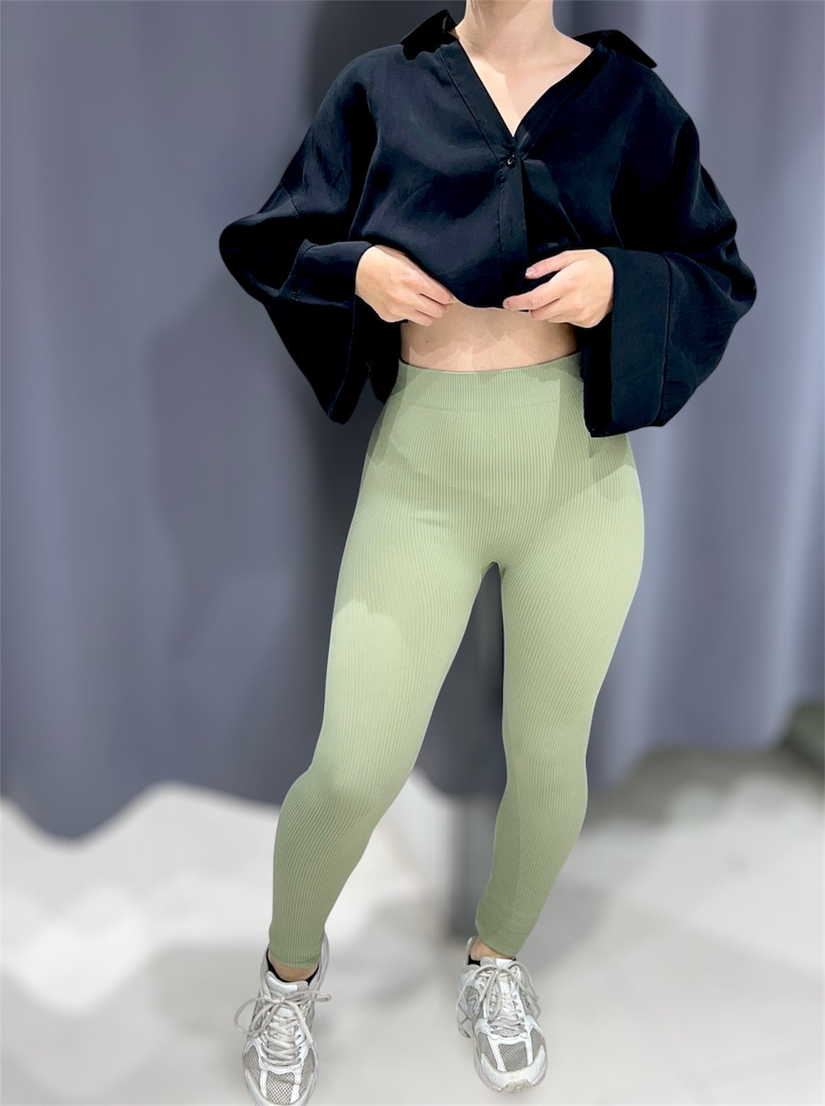 Legging côtelé