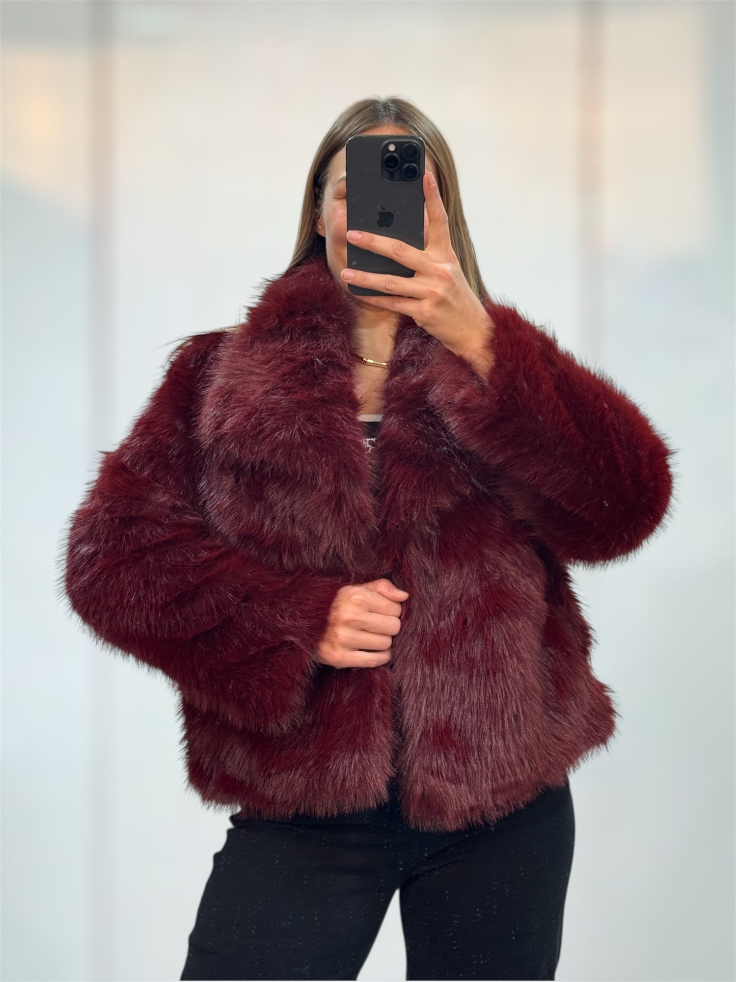 fourrure synthétique unie