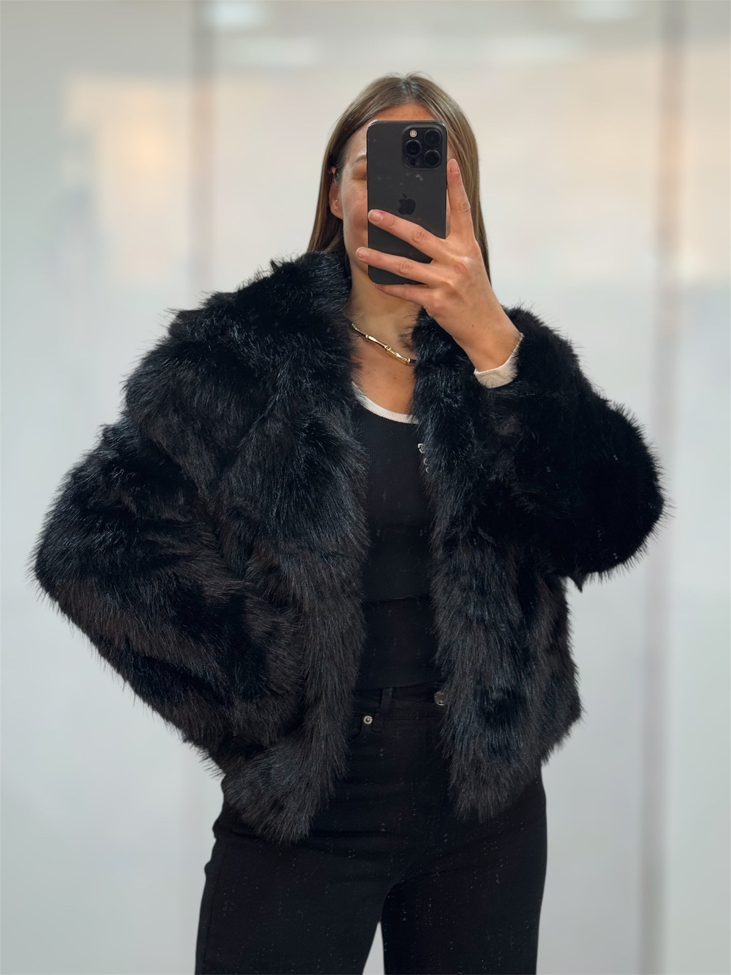 fourrure synthétique unie