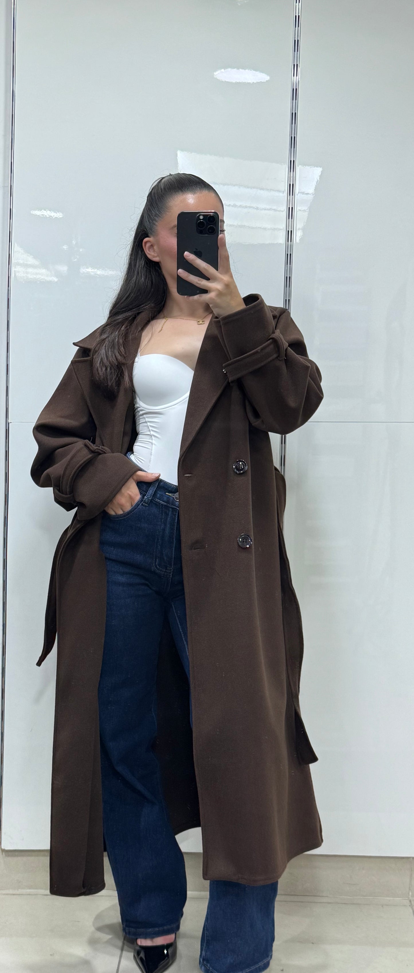 Trench long oversize 415