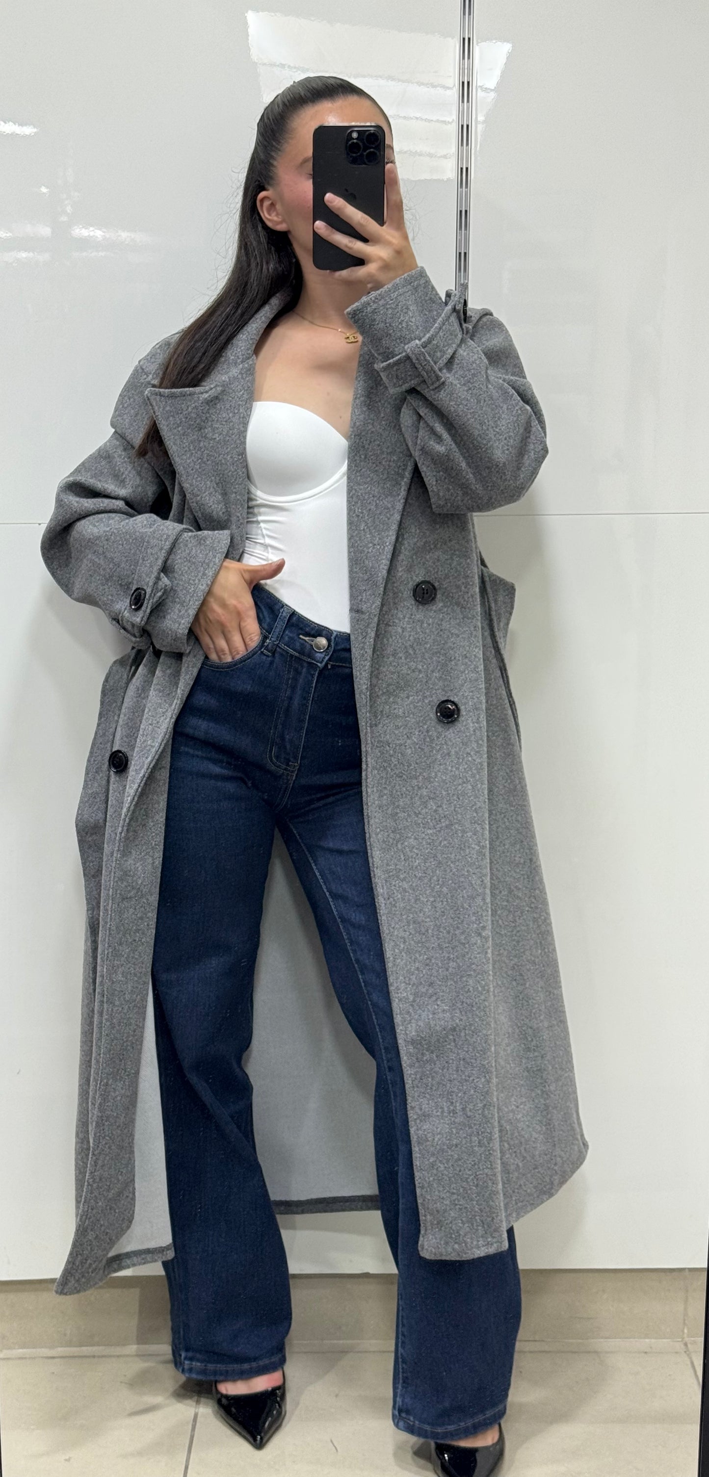 Trench long oversize 415