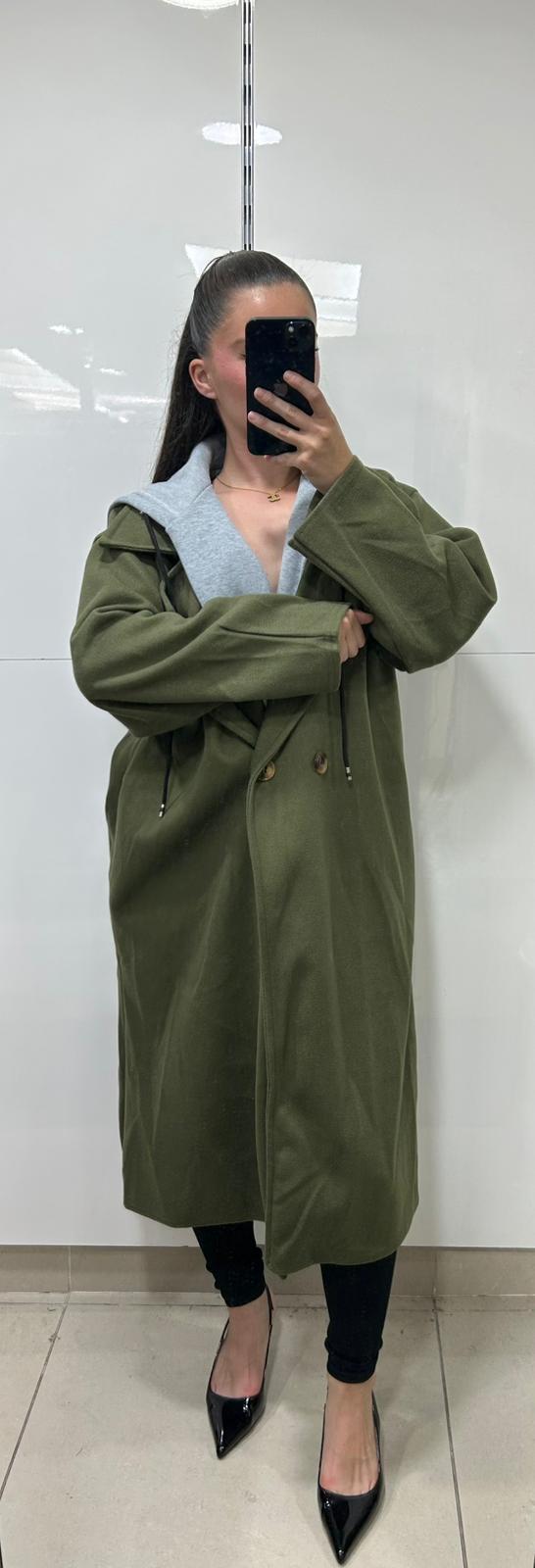 manteau à capuche