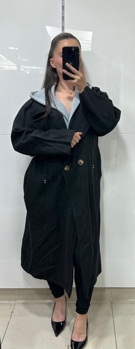 manteau à capuche